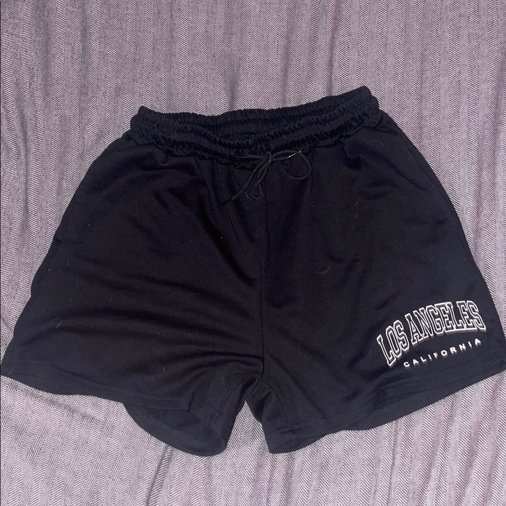 Los Angeles Apparel Black Athletic Shorts